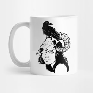 Raven girl Mug